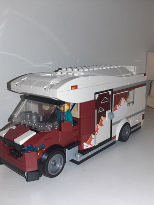 Lego Campervan with Authentic Figure new