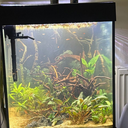 Aquarium 200 liters cube with stand like new