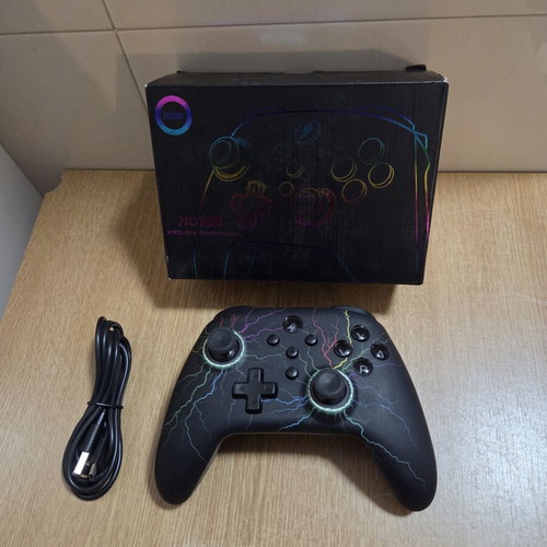 NC100 Wireless Controller with RGB Lighting for Nintendo Switch and PC New