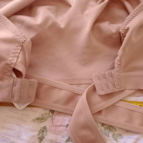 Shein strapless bra, size 5XL, beige