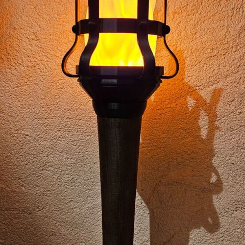 Medieval torch lamp new with realistic LED flame
