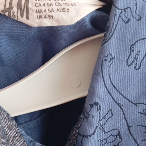 H&M Boys' Blue Shirt like new, size 110 cm, age 5