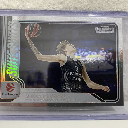 Panini Euroleague Contenders 25/26 Miikka Muurinen Suite Shots card new