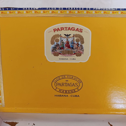 Partagás Mille Fleurs Cigar Box 25’s used, authentic Cuban 2023 edition