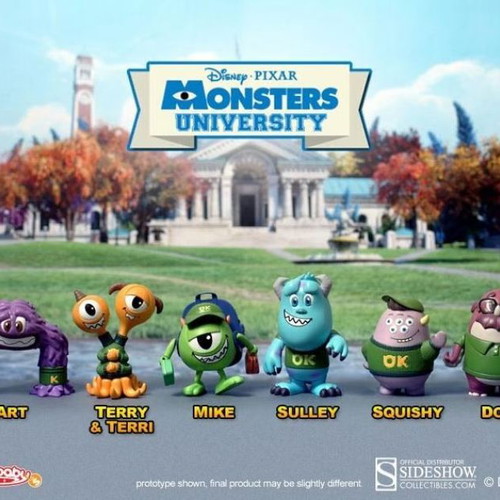 Hot Toys Cosbaby Monsters University 6 figure set new