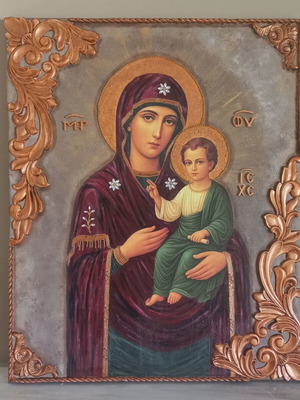 Virgin Mary painting new on canvas 45×55 cm