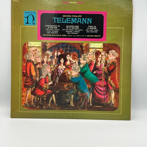 Georg Philipp Telemann Concerto In A Major vinyl record used