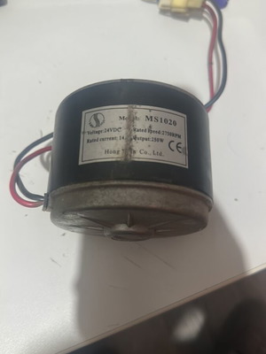 Motor 24 volt with small gear, 11 teeth