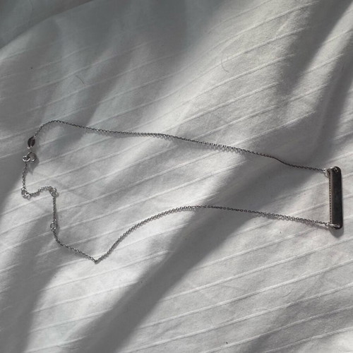 Links of London silver tag necklace 925 like new with box