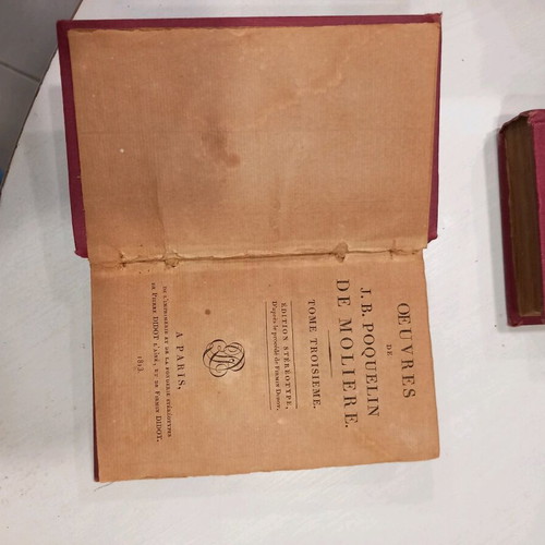 7 VOLUMES MOLIERE 1813