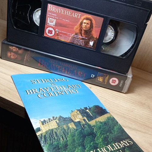 Braveheart VHS tape, English, no subtitles