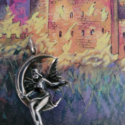 Gothic pendant 826 silver used