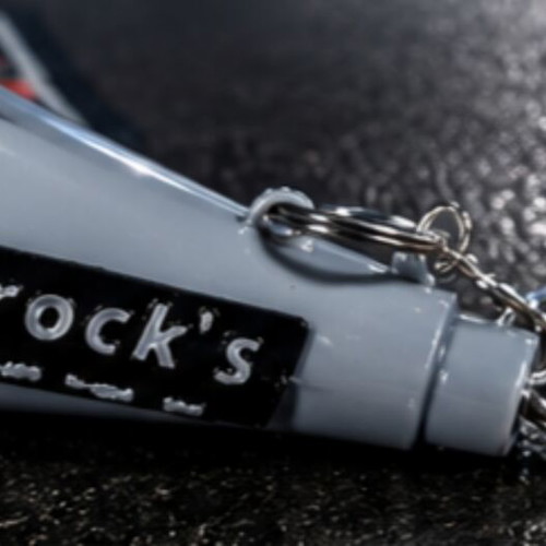 Brock’s Performance Mini Exhaust Keychain, 3D print, ASA Carbon Fiber
