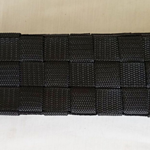 Storage basket used, black woven rattan metal