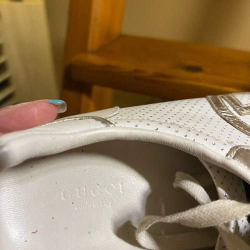 Gucci women's shoes used, white, size 38, genuine leather