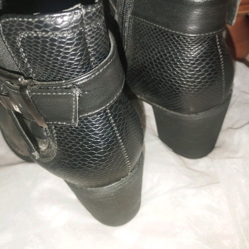 La Coquette black boots size 38 like new