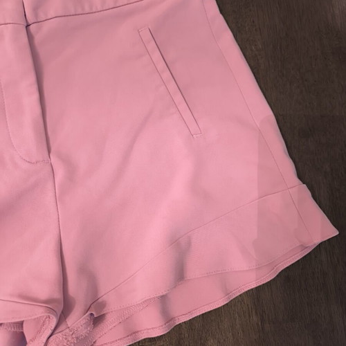 Zara pink shorts size XS like new with side zipper