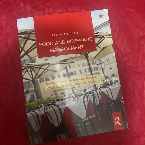 Food and Beverage Management book new