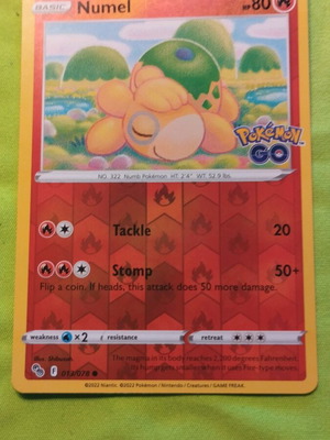 Numel Pokémon GO set like new