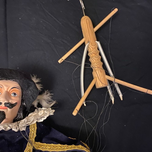 Marionette from Prague used with broken stick