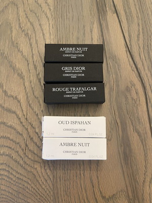 Christian Dior Tester Eau de Parfum samples new, pack of 5