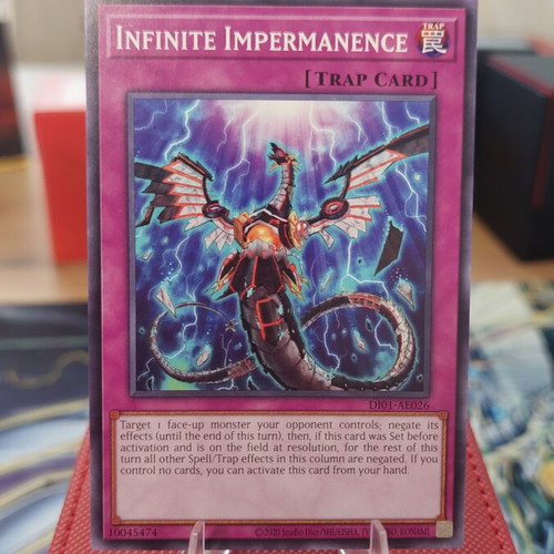 Infinite Impermanence Yu-Gi-Oh! trap card