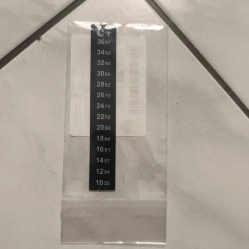 Aquarium sticker thermometer unused
