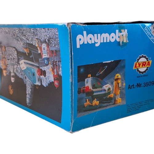 Vintage Lyra Playmobil Playmospace 3509 Space Buggy used, 80s
