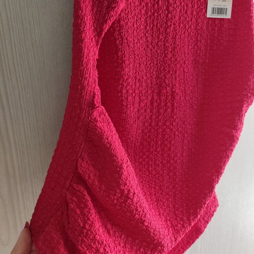 Fuchsia blouse with gathers Esmara new, size S