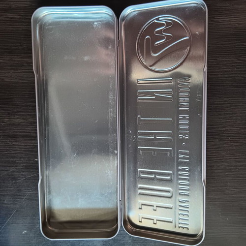 Metal collectible license case used