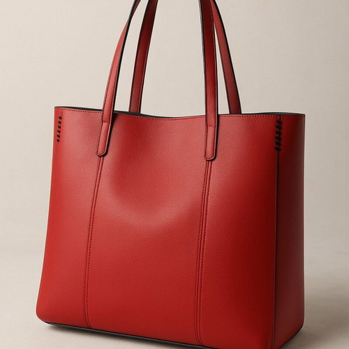 Red women's shoulder bag like new