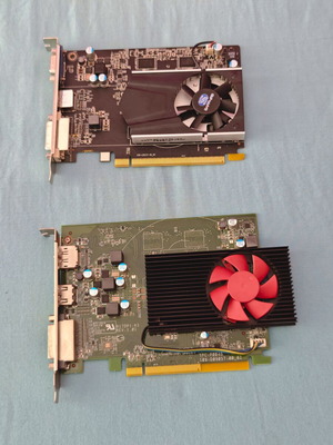Κάρτες γραφικών RX 550 2GB και R7 240 2GB σαν καινούργιες