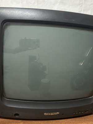 Sharp 37AM-23S CRT TV used without remote control
