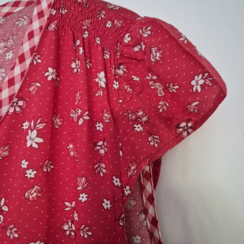 Attrattivo red airy blouse medium like new