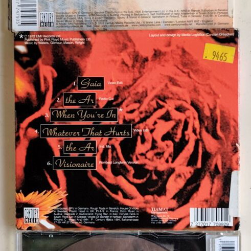 Tiamat CD singles pack of 3 Gaia, Cain, Vote For Love like new