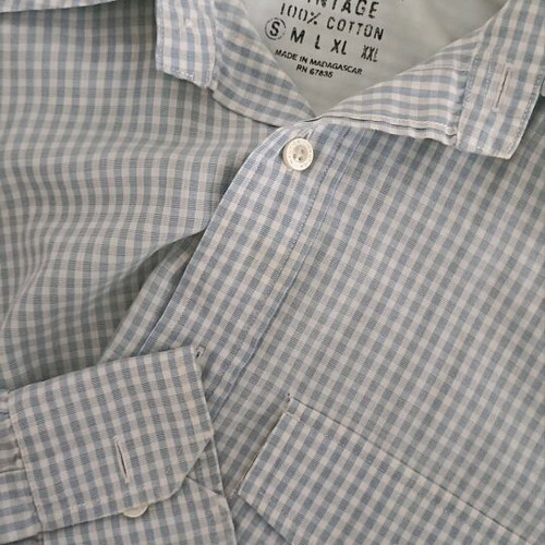 Nautica men's shirt used, size M, blue