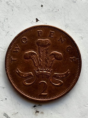 Great Britain 2 Pence 1989 Coin used