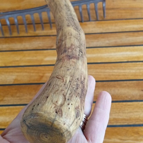 Vintage handmade agricultural tool used from Vonitsa