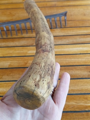 Vintage handmade agricultural tool used from Vonitsa