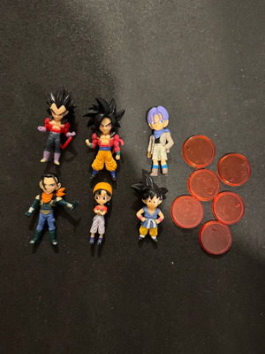 Dragonballs miniatures GT used 6-9 cm