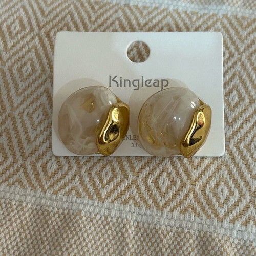 Steel earrings new