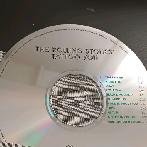 The Rolling Stones Tattoo You CD like new, remastered edition