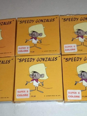 Σετ 6 ταινίες Speedy Gonzales Super 8, Warner Bros