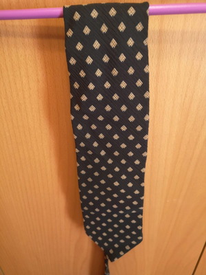 Γραβάτα Giorgio Armani vintage μαύρη μεταχειρισμένη 100% μετάξι