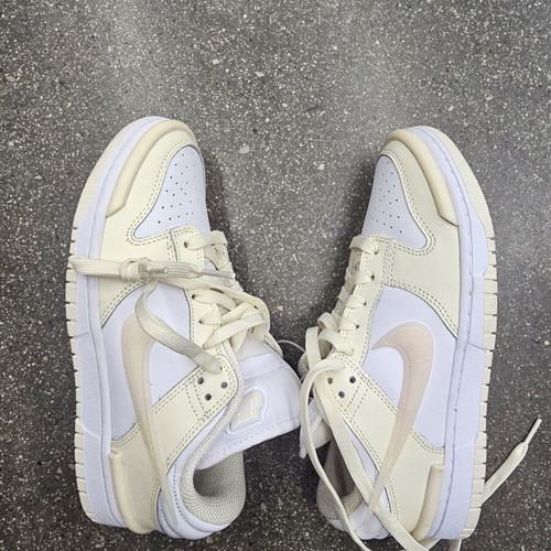 Nike W Dunk Low Twist shoes new, size 38.5, Coconut Milk White Guava Ice