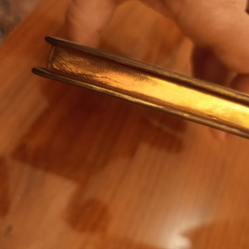 Orlik Tobacco Case like new, brown leather from Old Bond Street London