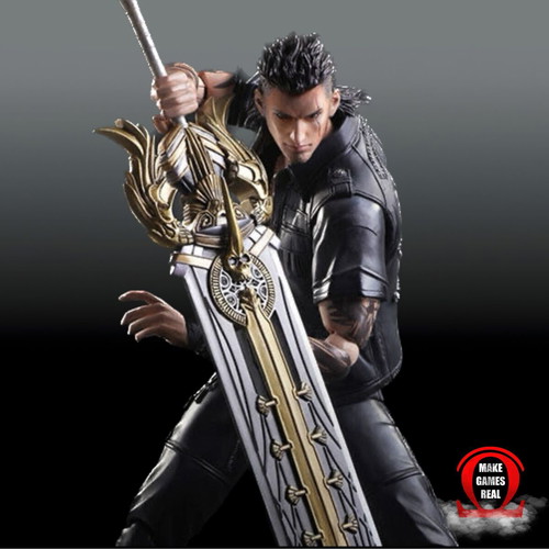 Final Fantasy XV Gladiolus action figure new, Play Arts, 28 cm