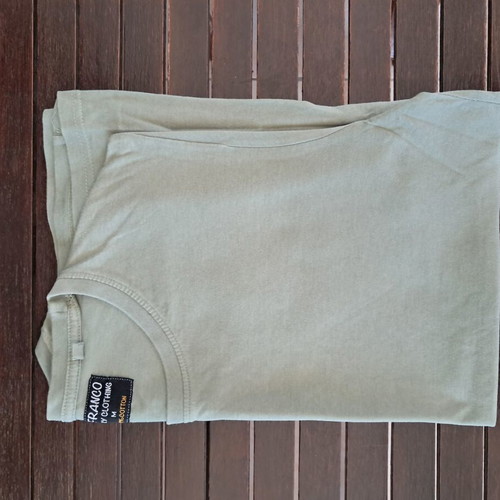 T-shirt men's olive green, 100% cotton, size M like new