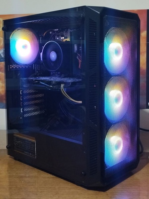 Gaming PC Ryzen 3 2200G GTX 660 8GB DDR4 SSD+HDD Windows 10 μεταχειρισμένο