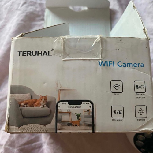 Teruhal Z2 Wireless Rotating WiFi Security Camera new, night vision, 2-way audio